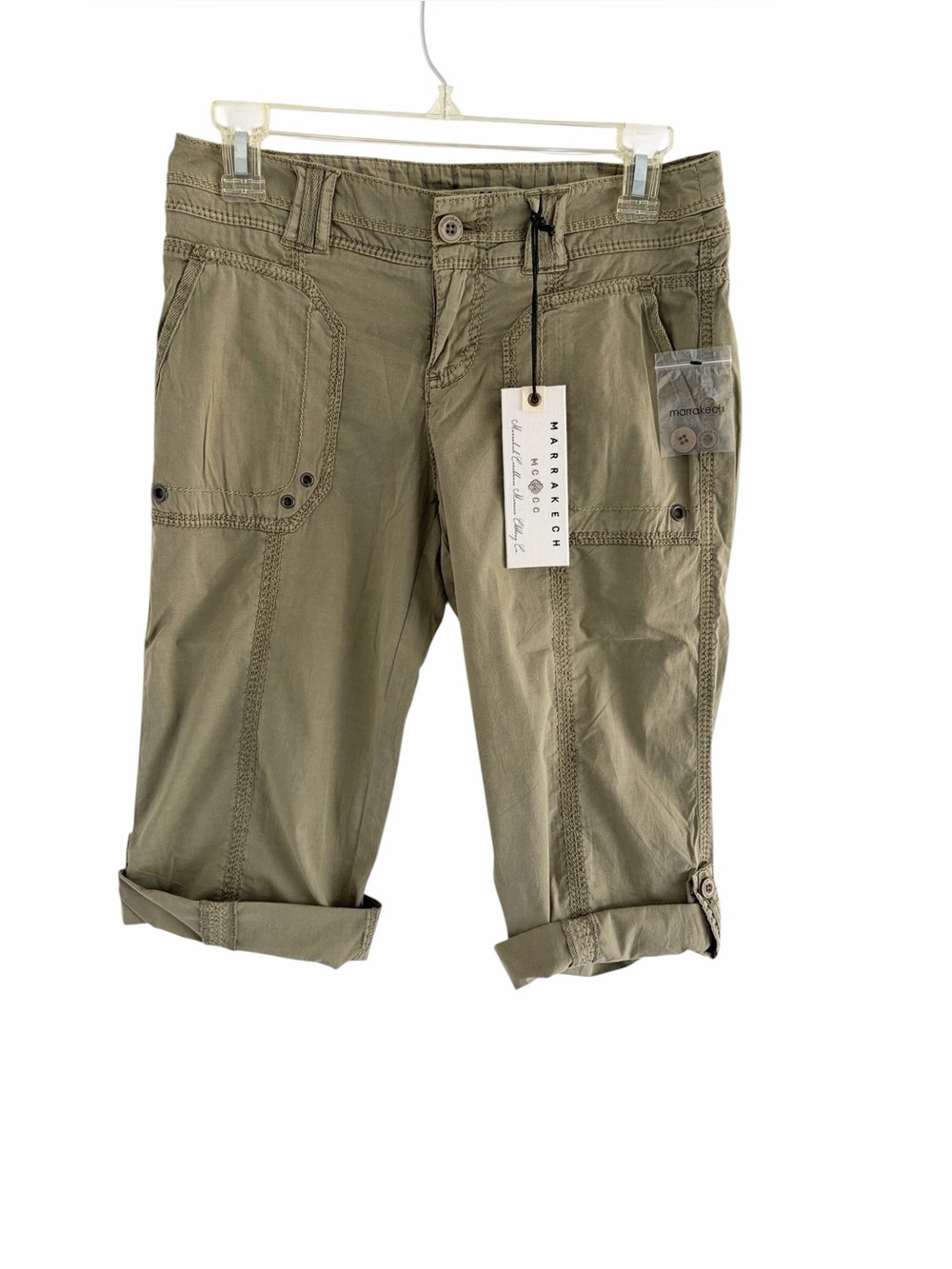 NWT Marrakech anthropology green cargo shorts